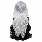 Foulard en dentelle pour cheveux