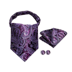 Foulard en soie ascot masculin