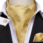 Foulard en soie façon ascot pour homme