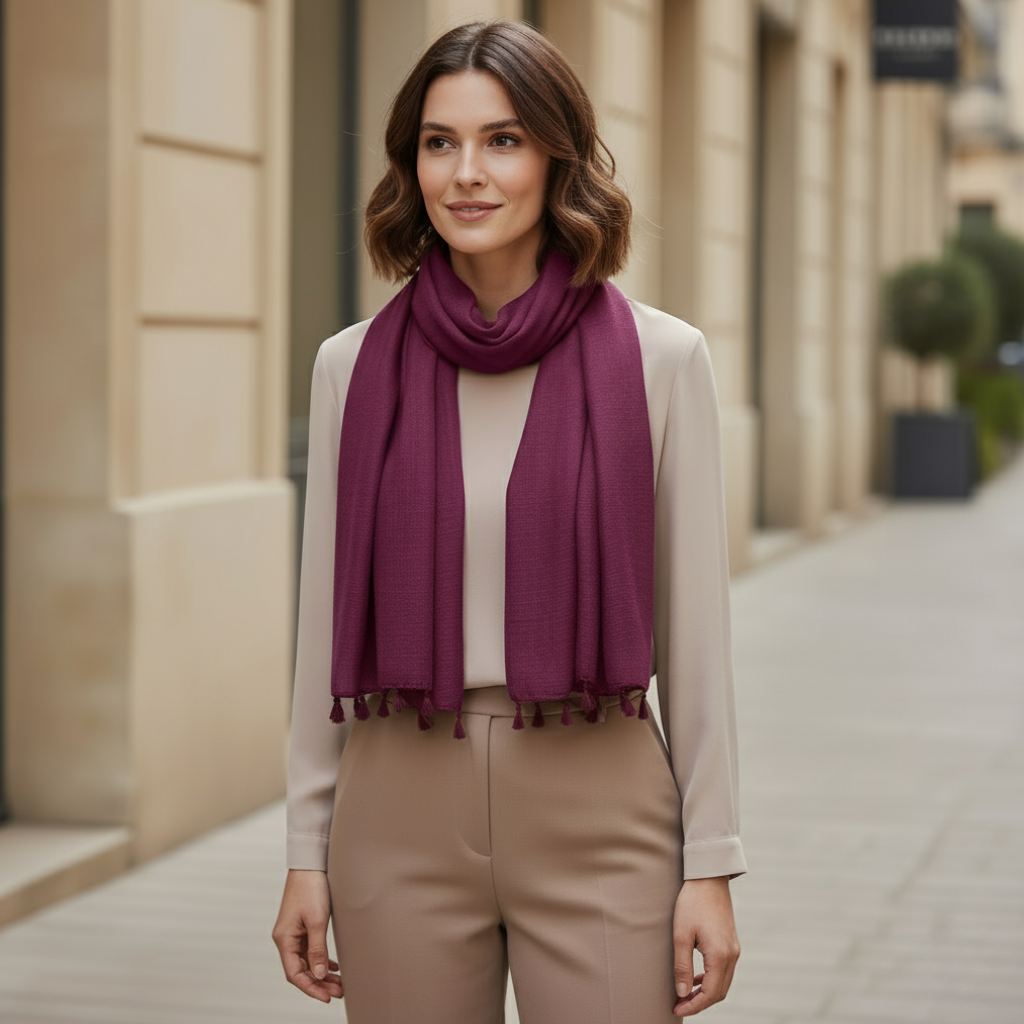 Foulard en viscose féminin