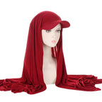 Foulard esprit casquette pour hijab