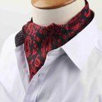 Foulard façon ascot pour homme