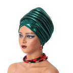 Foulard façon turban d’inspiration africaine