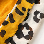 Foulard féminin à imprimé léopard