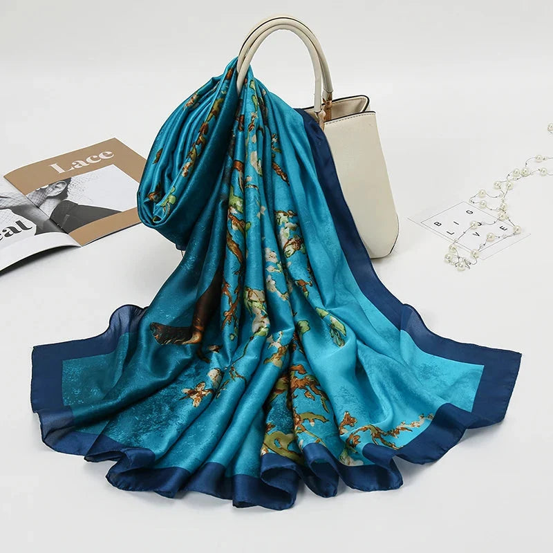 Foulard féminin au format long