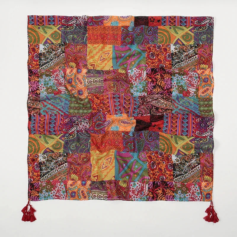 Foulard féminin d’inspiration ethnique