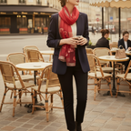 Foulard féminin en mousseline de soie