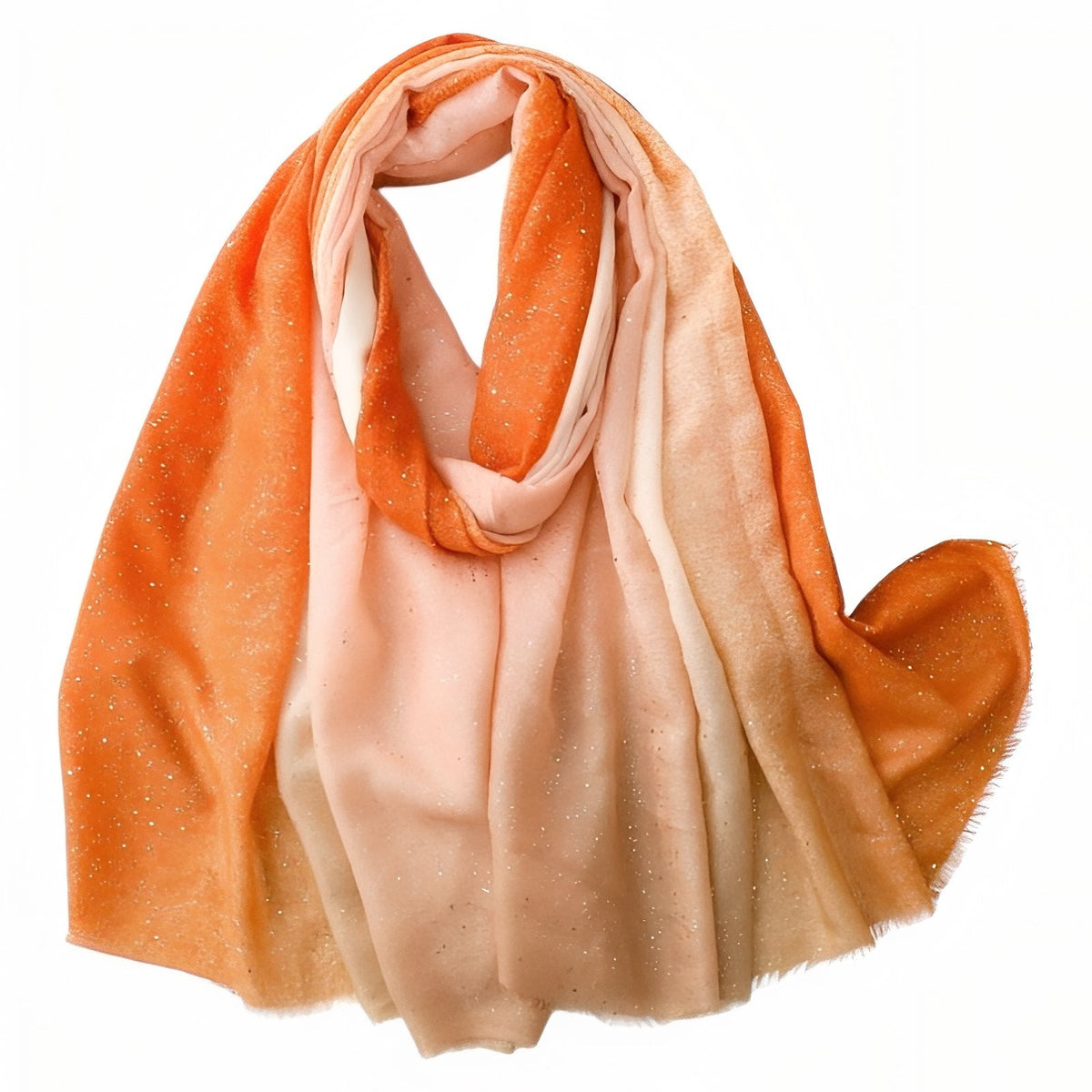 Foulard femme à finition pailletée