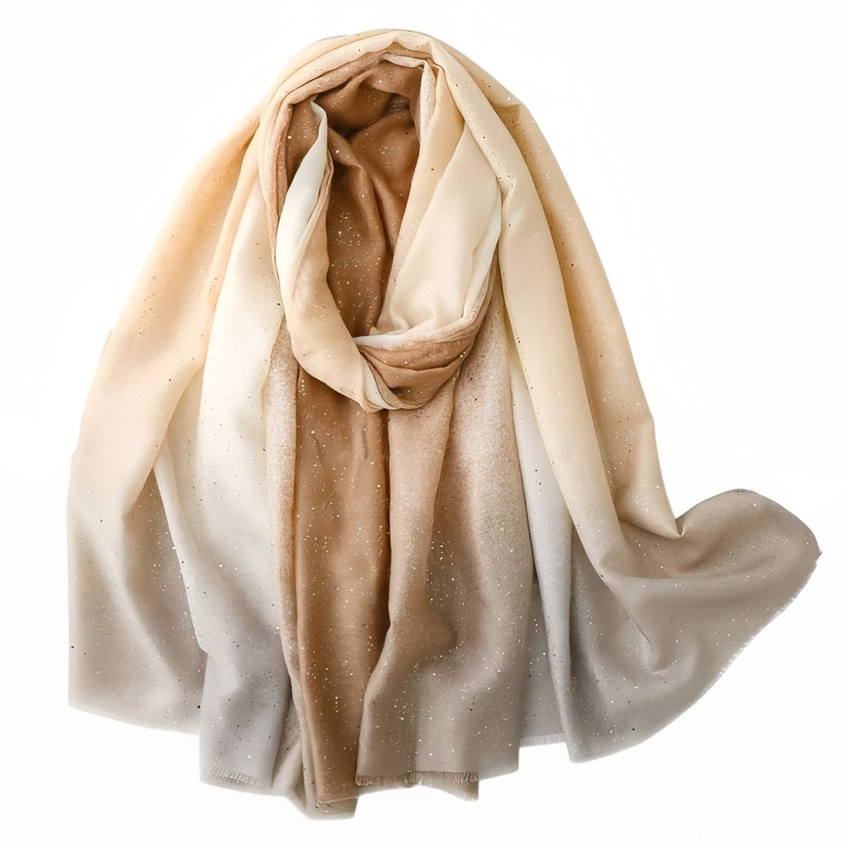 Foulard femme aux détails pailletés