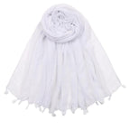 Foulard femme conçu en viscose