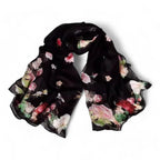 Foulard femme imprimé de soie