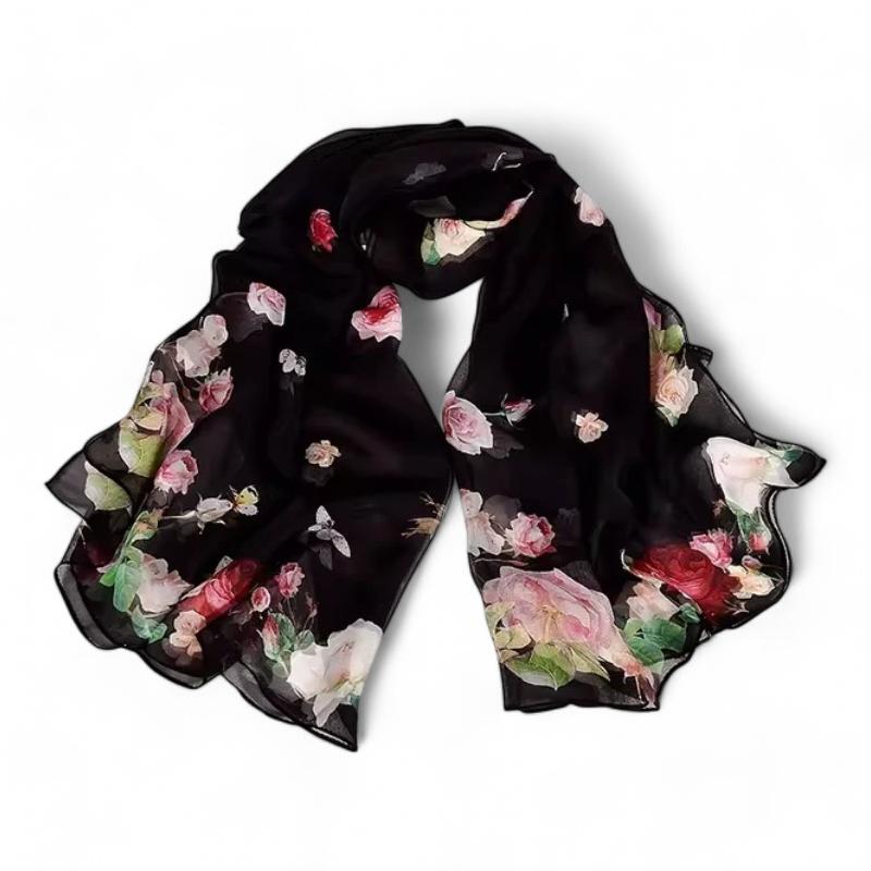 Foulard femme imprimé de soie