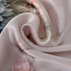 Foulard floral en soie