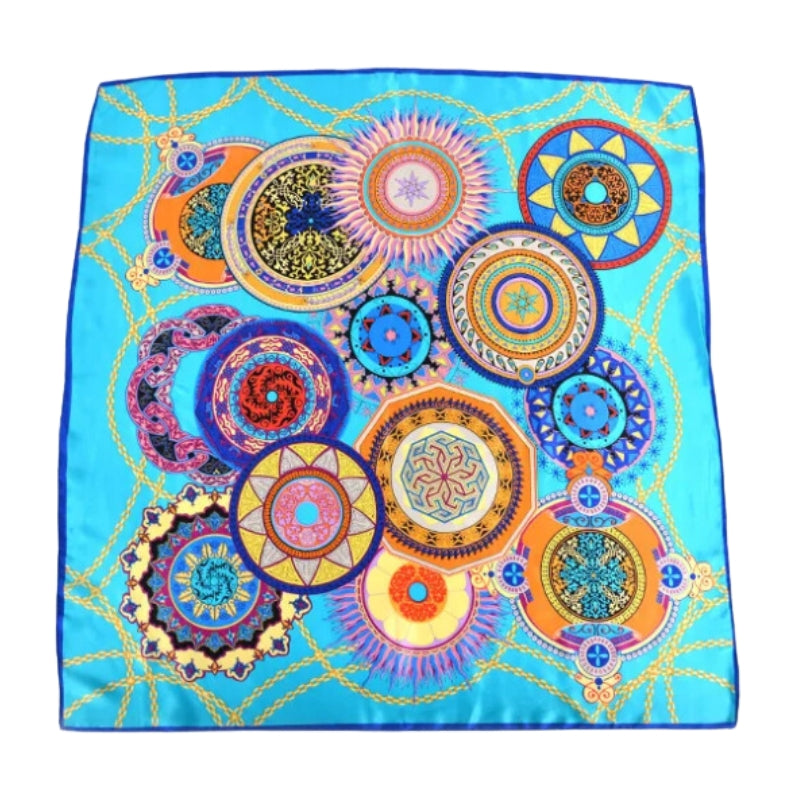 Foulard grand carré en soie