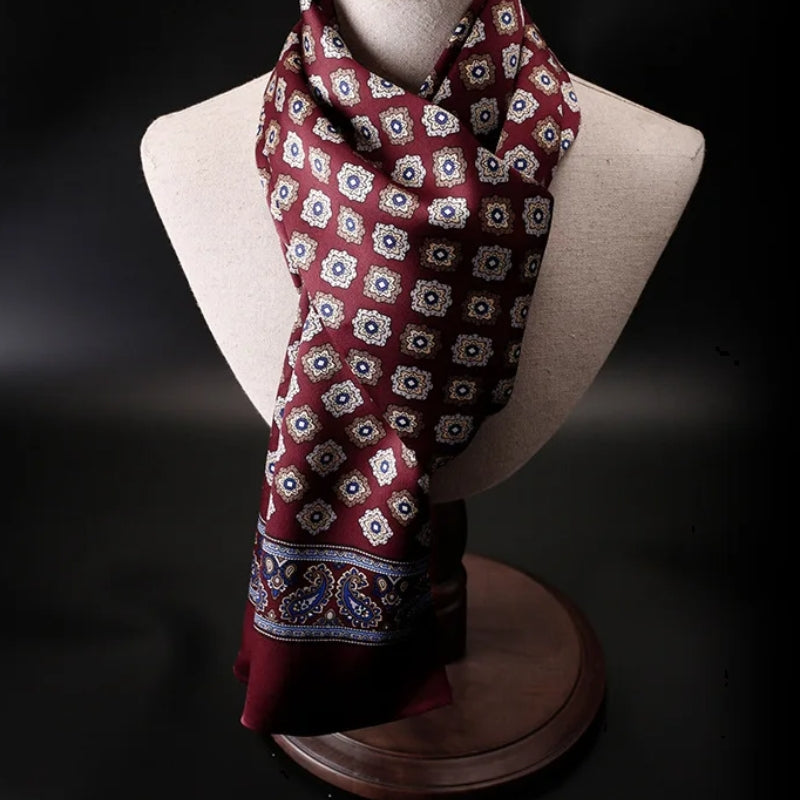 Foulard homme à porter au cou