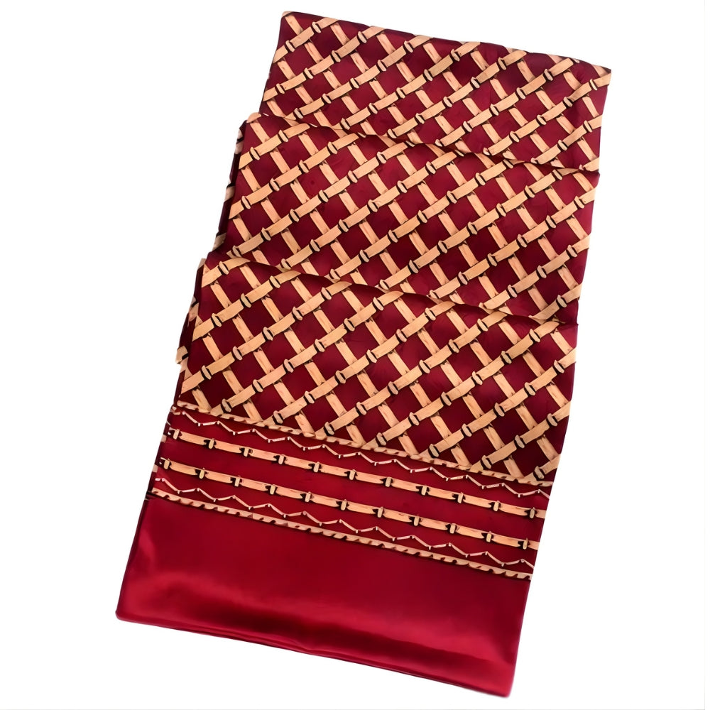 Foulard homme destiné au cou en soie