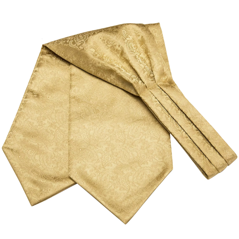 Foulard homme en soie style ascot