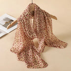 Foulard léopard de plusieurs couleurs