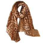 Foulard léopard multicolore