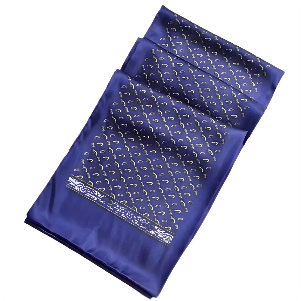 Foulard masculin en soie à porter au cou