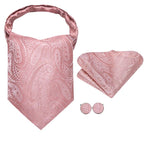 Foulard masculin façon ascot en soie