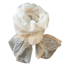 Foulard orné de perles