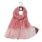 Foulard paré de perles