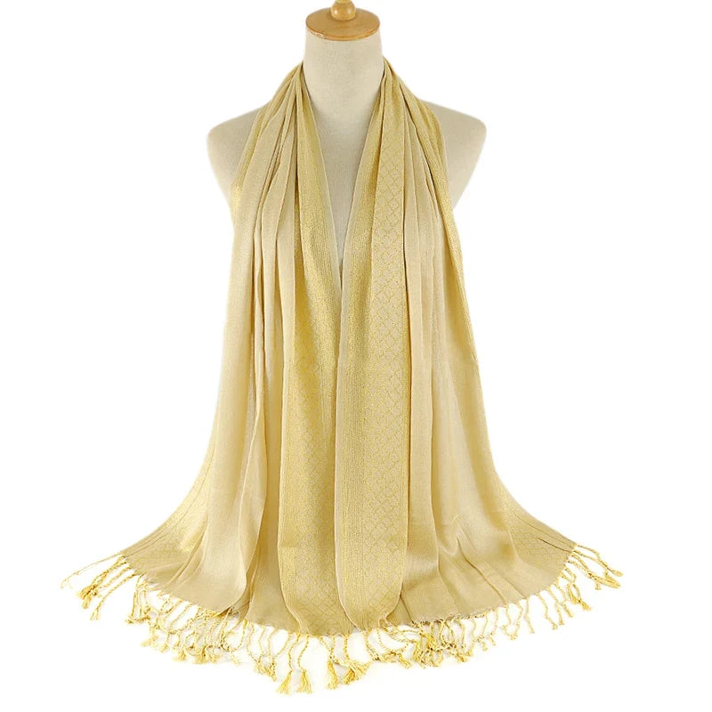 Foulard pour femme façon pashima