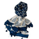Blu notte e crema