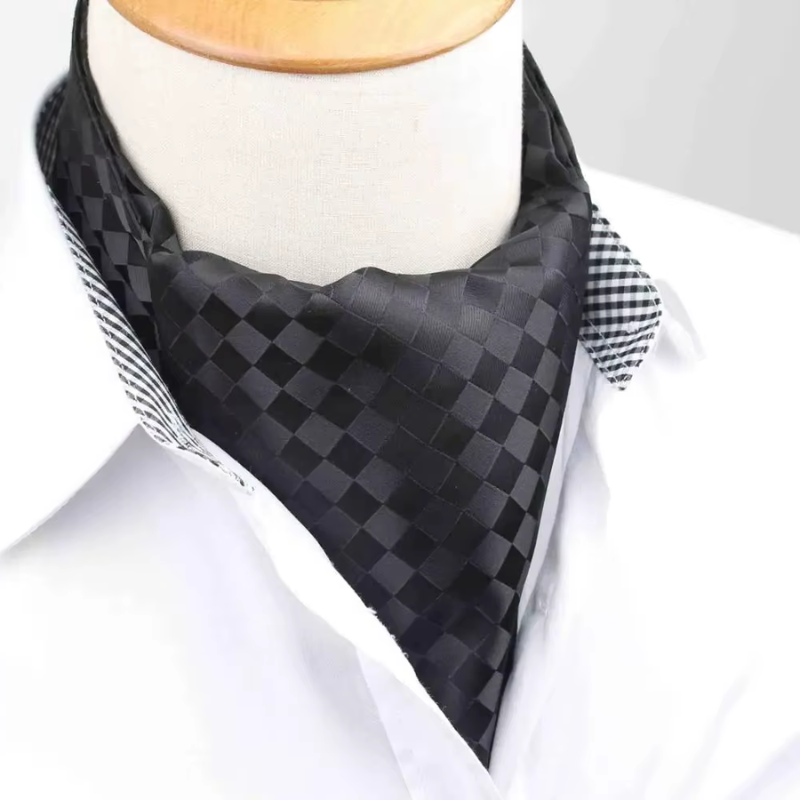 Foulard pour homme façon ascot