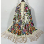 Foulard russe façon châle
