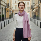 Foulard satiné au format long