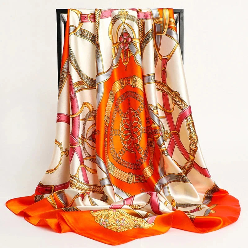 Foulard sous forme carrée 90x90
