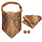 Foulard style ascot homme en soie