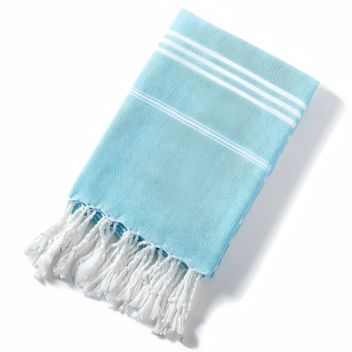 Fouta balnéaire servant de serviette