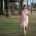 Fouta colorée en coton avec franges pour la plage