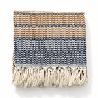 Fouta de plage avec texture nid d'abeille