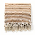 Fouta de plage en nid d'abeille