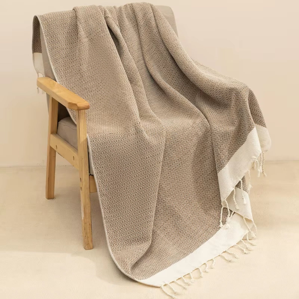 Fouta de plage ornée d’un motif