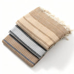 Fouta de plage texture nid d'abeille