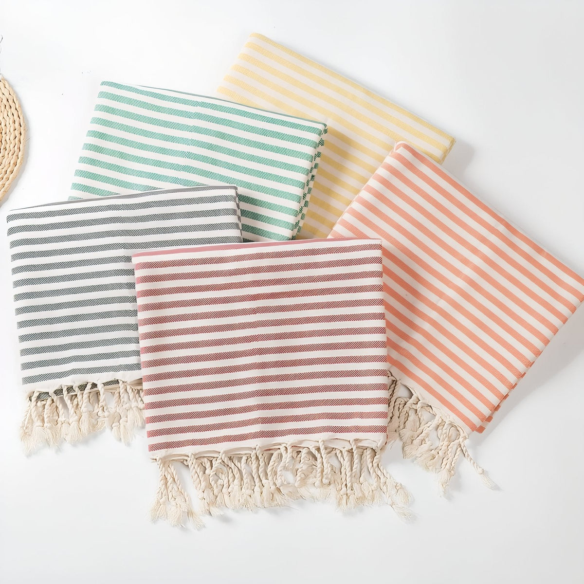 Fouta en coton pour la plage