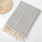 Fouta et sac conçus pour la plage