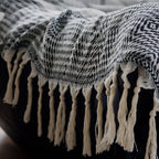 Fouta pour plage façon nid d'abeille