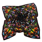 Grand carré de soie foulard