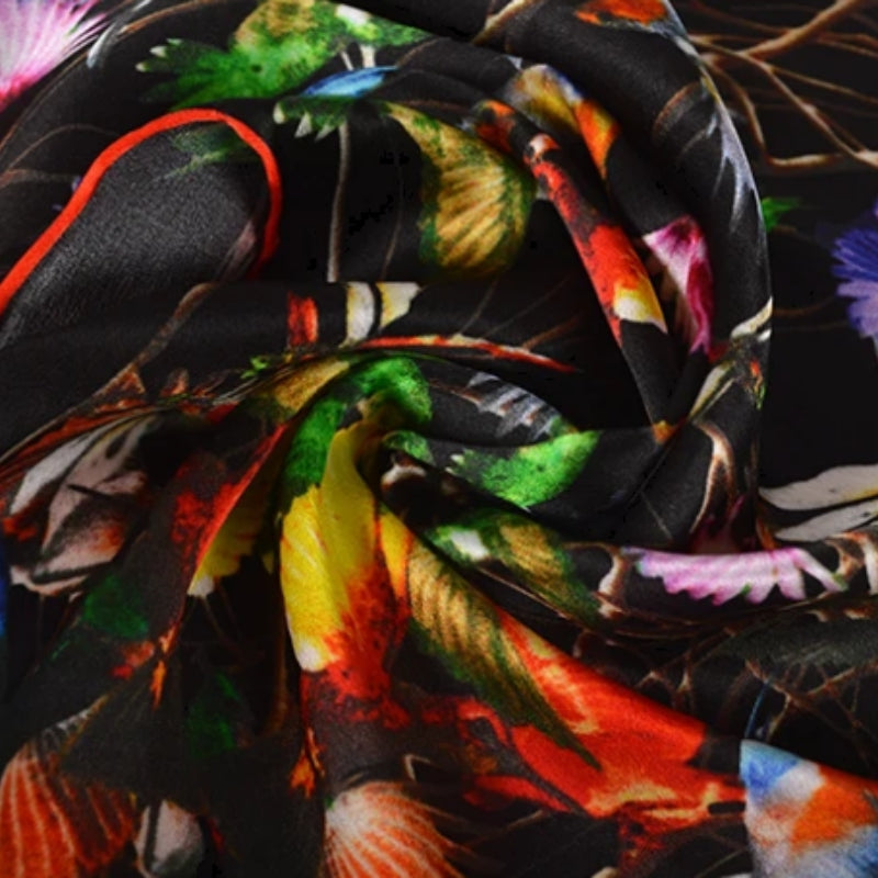 Grand carré foulard en soie