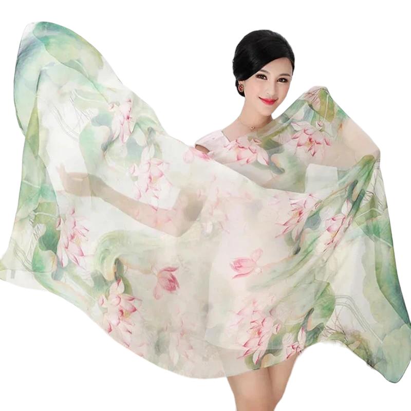 Grand foulard en soie