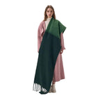 Grande écharpe plaid femme