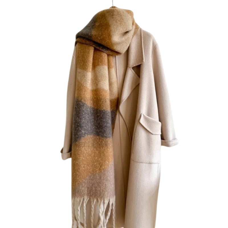 Grosse écharpe d’hiver pour femme