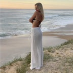 Jupe de plage réalisée au crochet