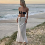 Jupe en crochet pour la plage